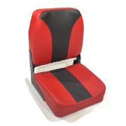 Кресло для катера складное F4040 ПВХ красно\\черные